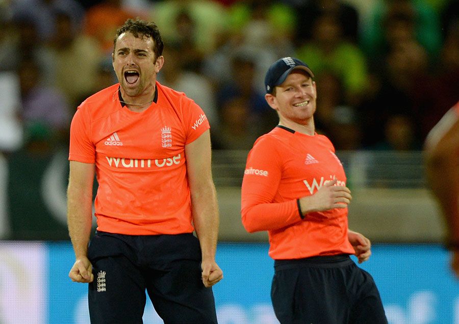 Stephen Parry claimed two wickets with his left-arm spin
