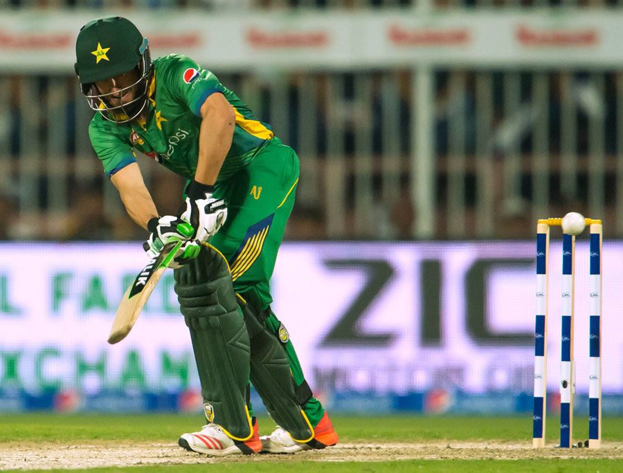 Rafatullah Mohmand was lbw to his first ball