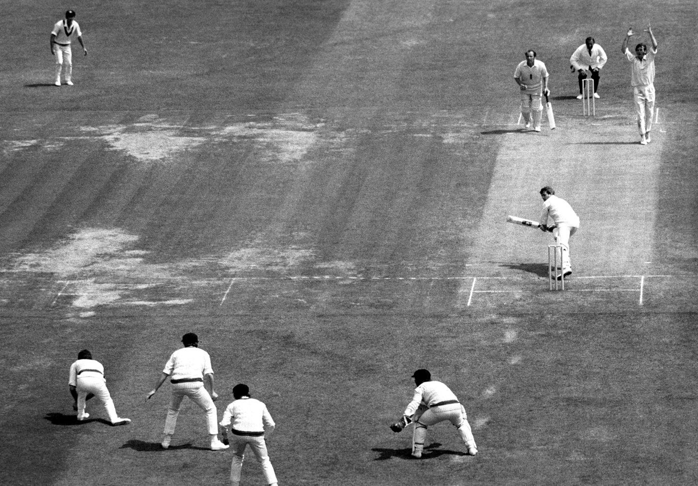 John Price is caught by Greg Chappell off Bob Massie