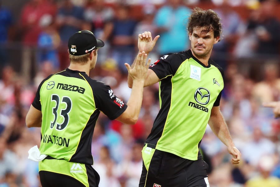 Clint McKay claimed three wickets but conceded 44 runs
