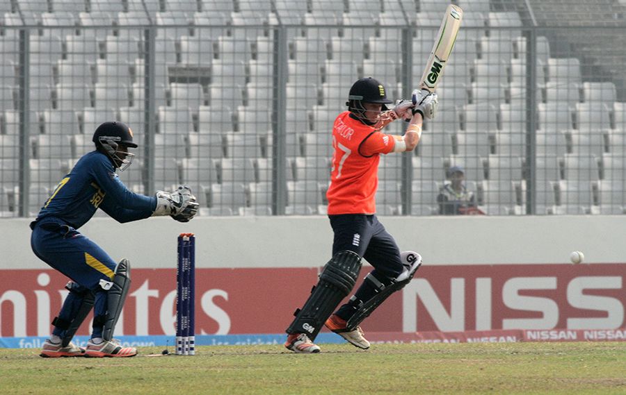 Callum Taylor top-scored for England with 42 off 57 deliveries