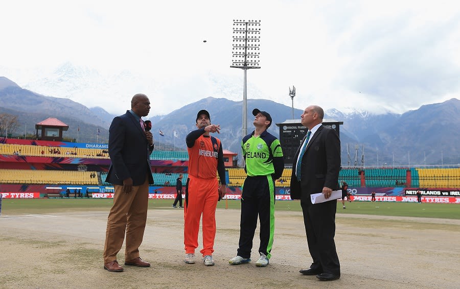 Ireland's William Porterfield won the toss and elected to field