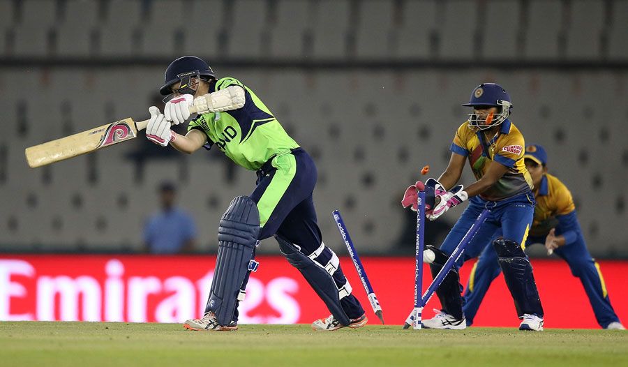 Clare Shillington loses her stumps