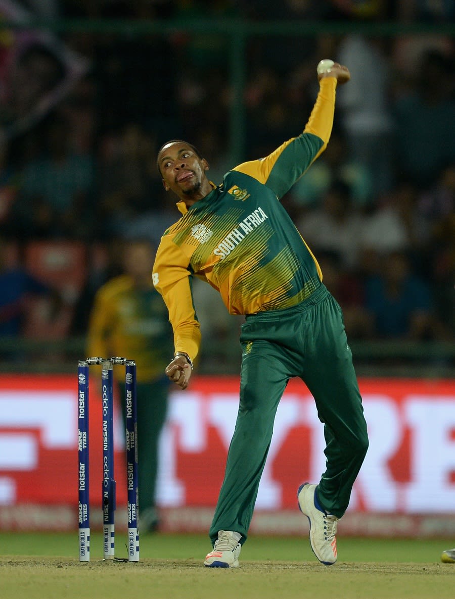 Aaron Phangiso in his delivery stride