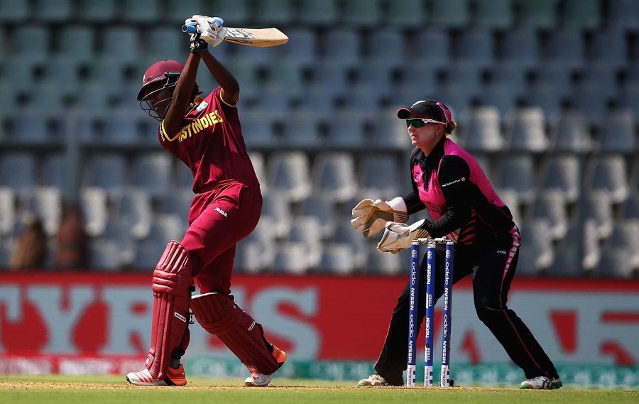 Britney Cooper plays powerfully down the ground
