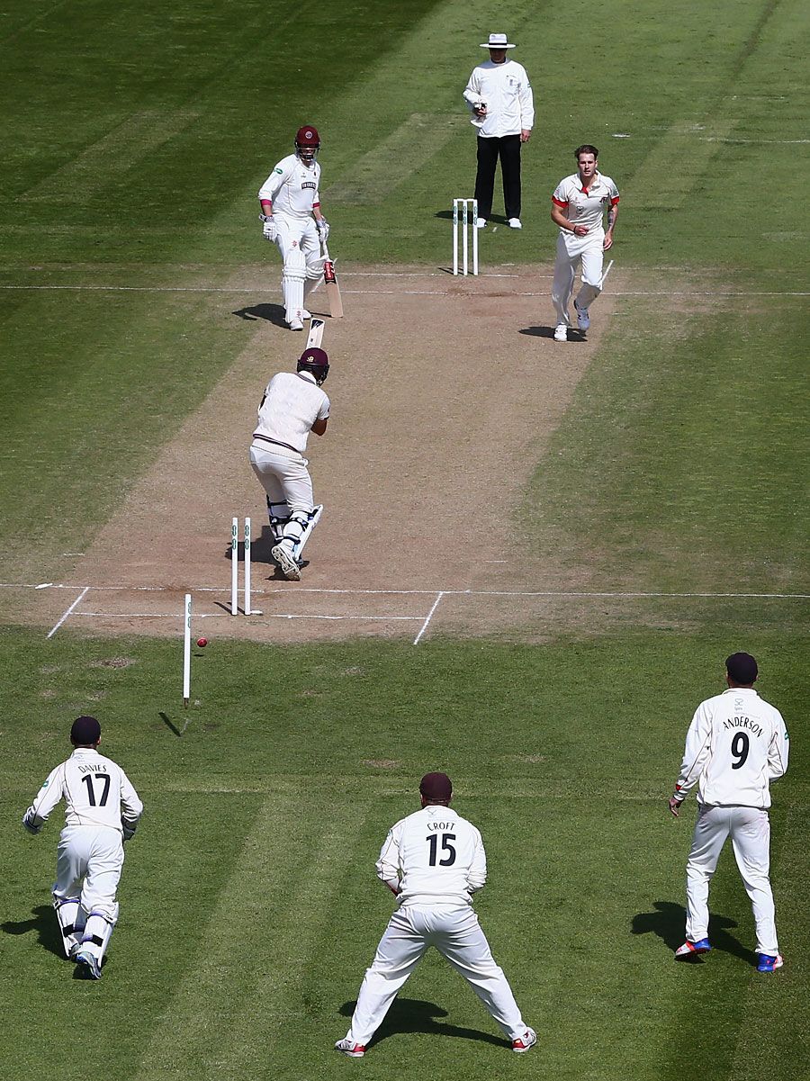 Tim Groenewald's off stump went for a walk