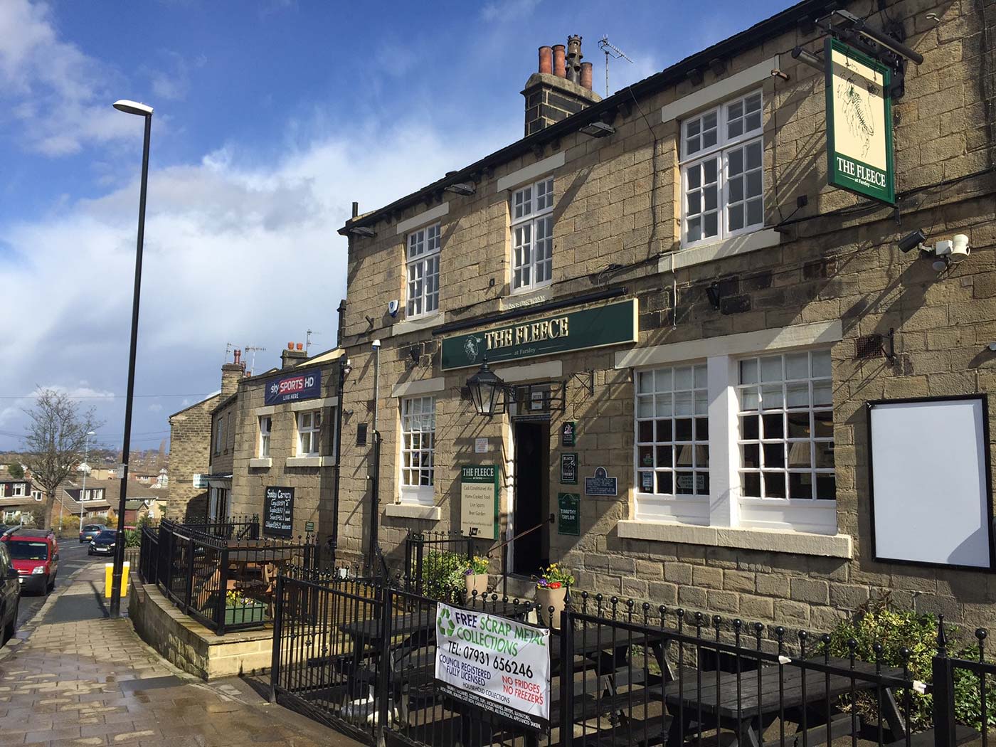 A café in Farsley, Yorkshire