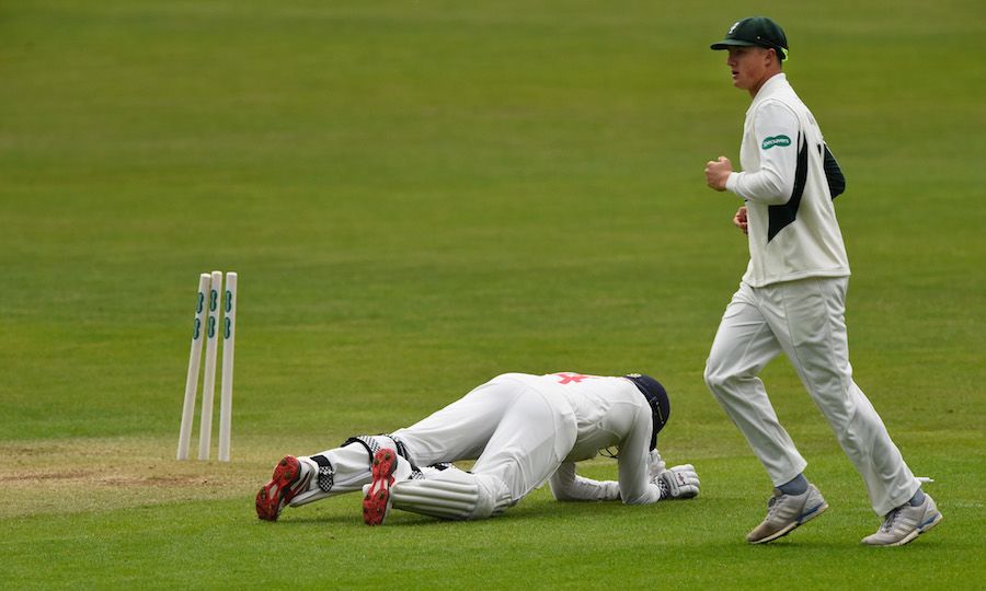 Jacques Rudolph was run out