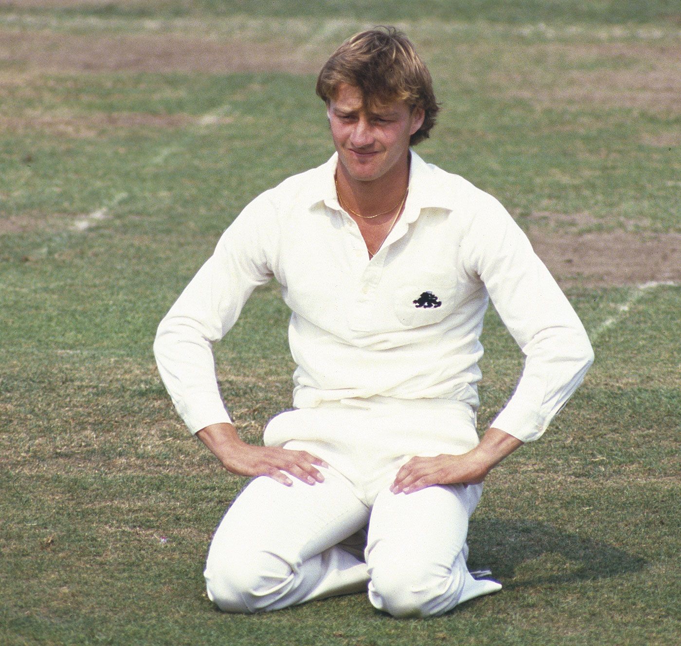 Graeme Fowler takes a breather