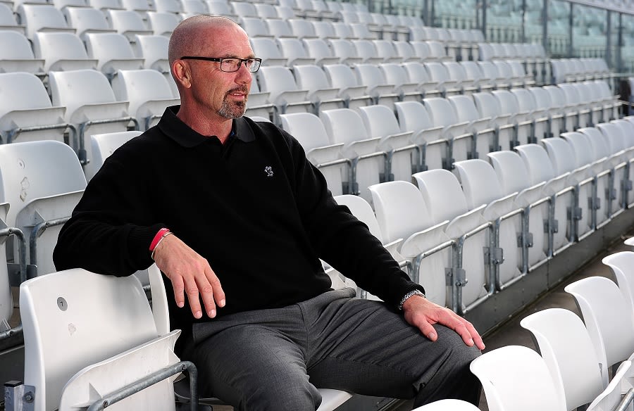 Somerset director of cricket Matthew Maynard during the club's photocall at The County Ground