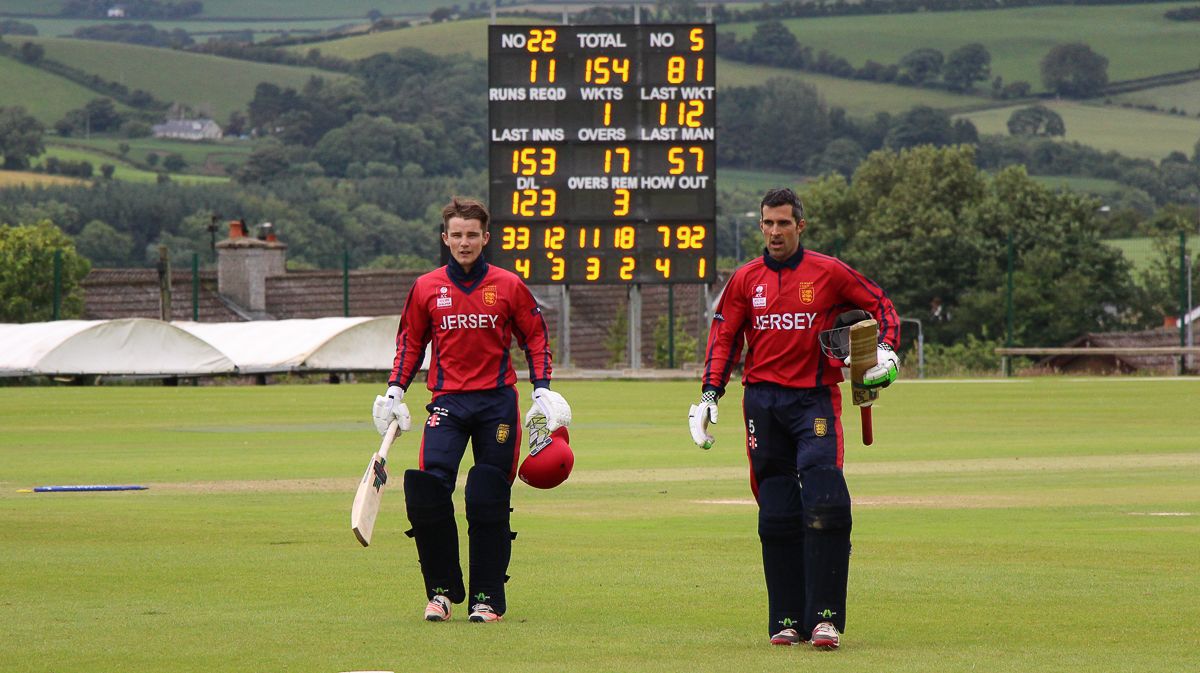 The scoreboard tells the story of Jonty Jenner and Peter Gough's demolition of Hong Kong