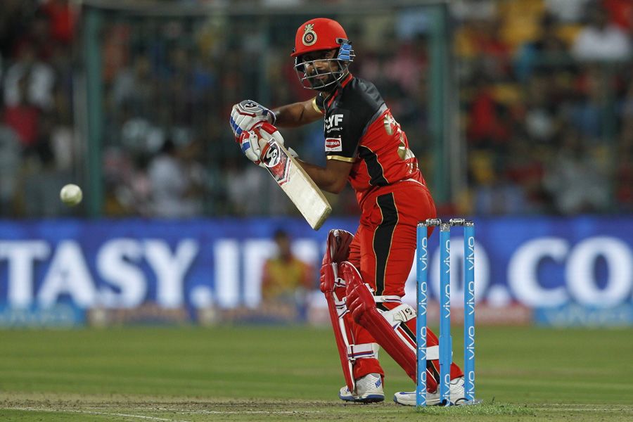 Iqbal Abdulla dabs the ball to third man