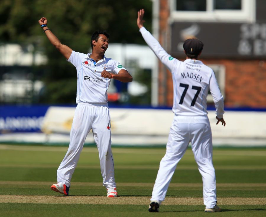 Shiv Thakor claimed a five-wicket haul to go with his hundred