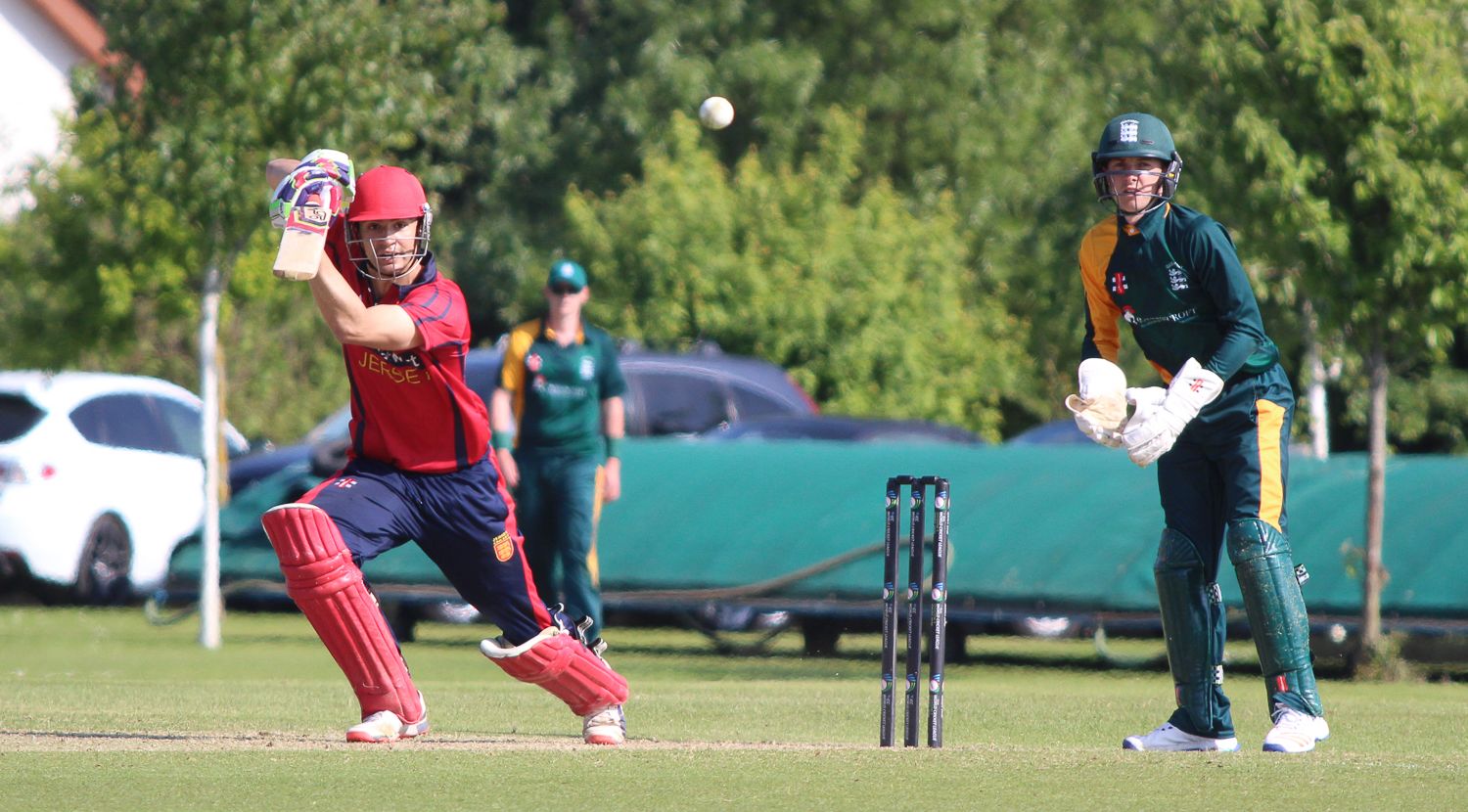 Ben Stevens drives through cover