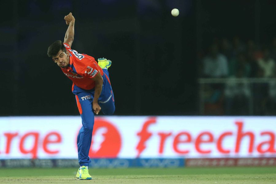 Shivil Kaushik picked up 2 for 22 in four overs