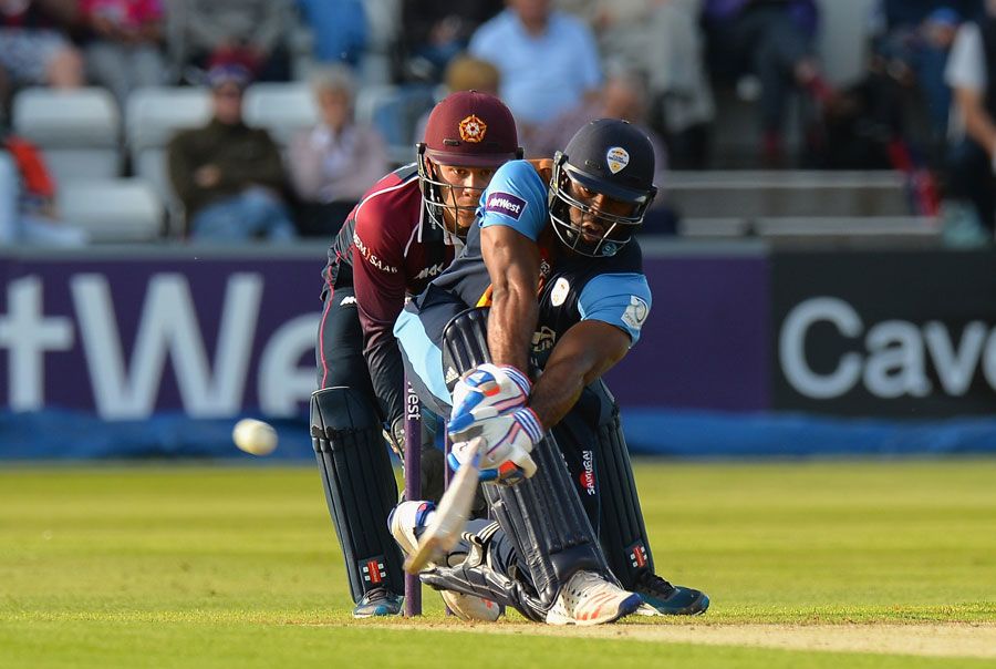 Chesney Hughes fell four short of a half-century