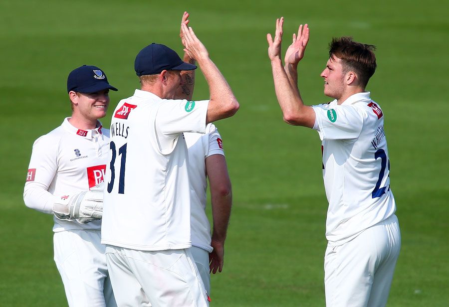 Stuart Whittingham picked up a wicket with his first ball