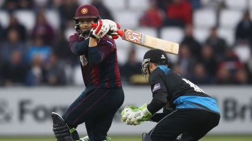 Northants go top despite Coughlin's hat-trick