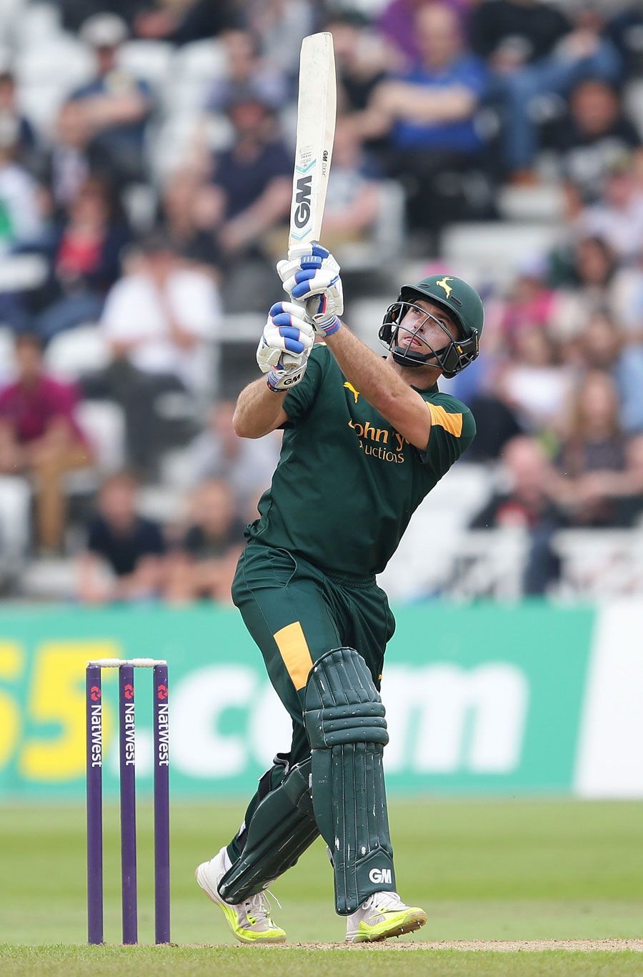 Michael Lumb crashed a 26-ball fifty