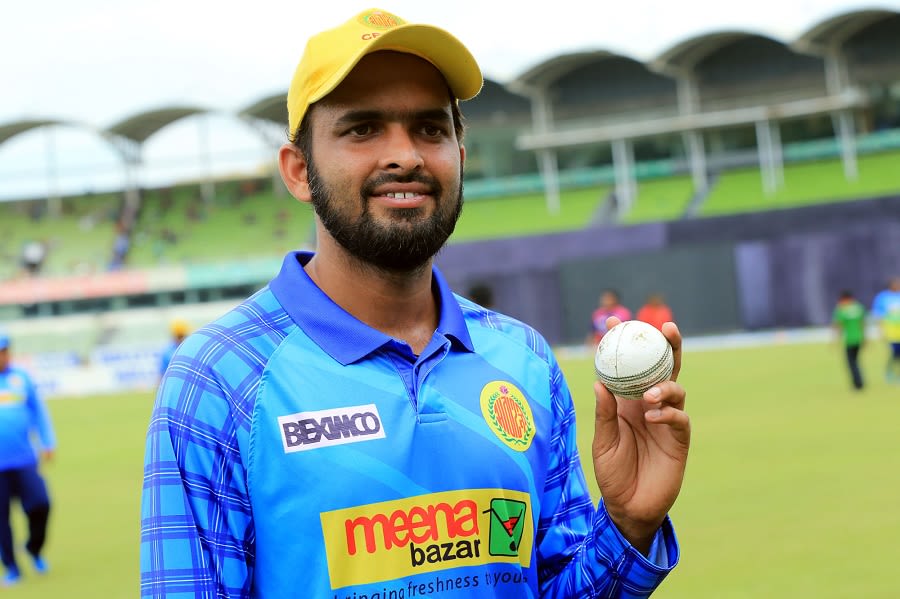 Saqlain Sajib took a List A career-best 7 for 58