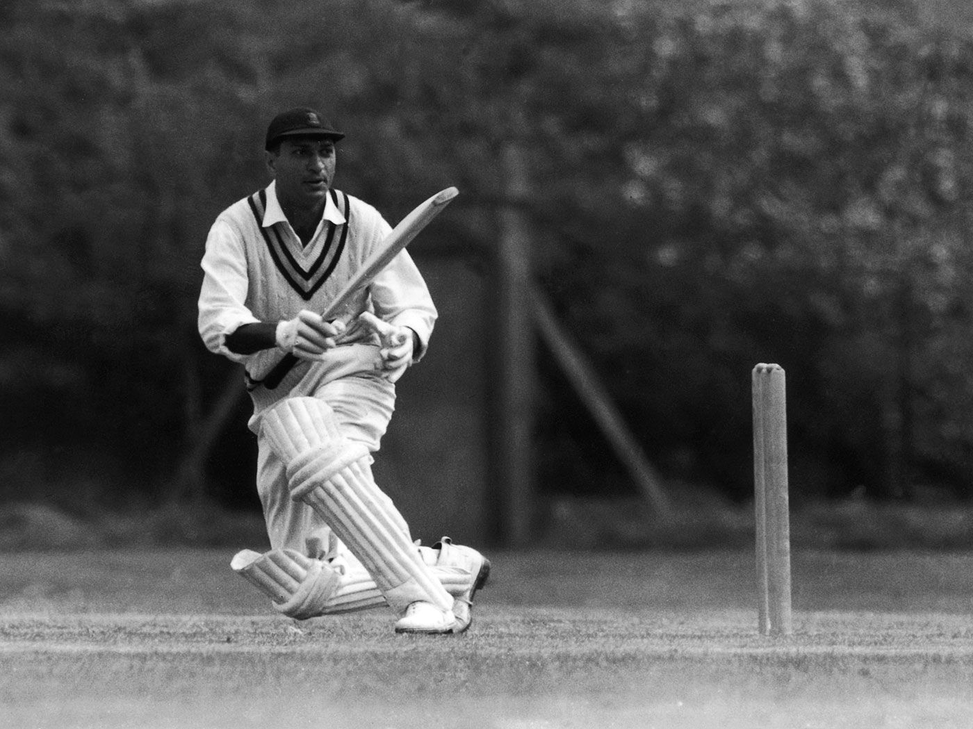 Polly Umrigar bats