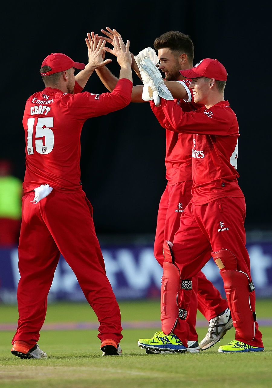 Nathan Buck claimed three wickets for Lancashire