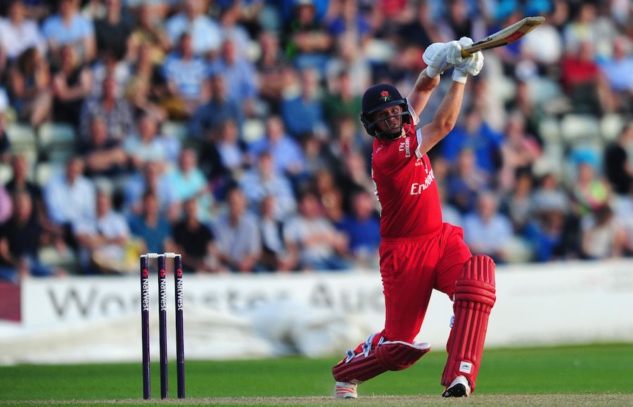 Karl Brown guided Lancashire to victory with 62 off 40 balls