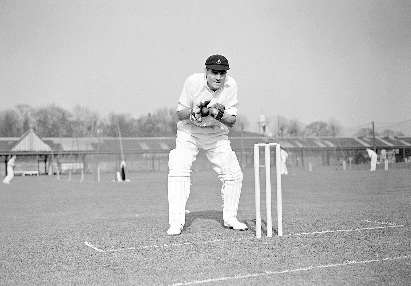 Russell Endean keeps wicket