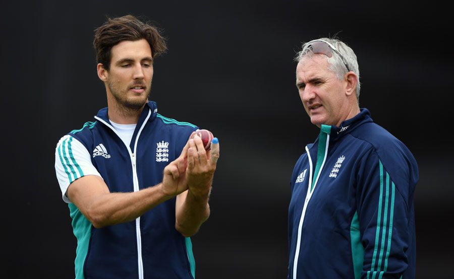 Andy Caddick was a guest at England training