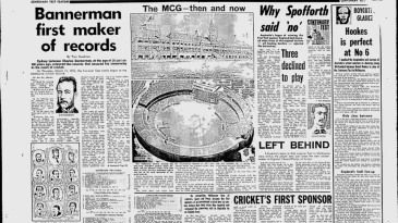 What do we know about the first Test cricketer?