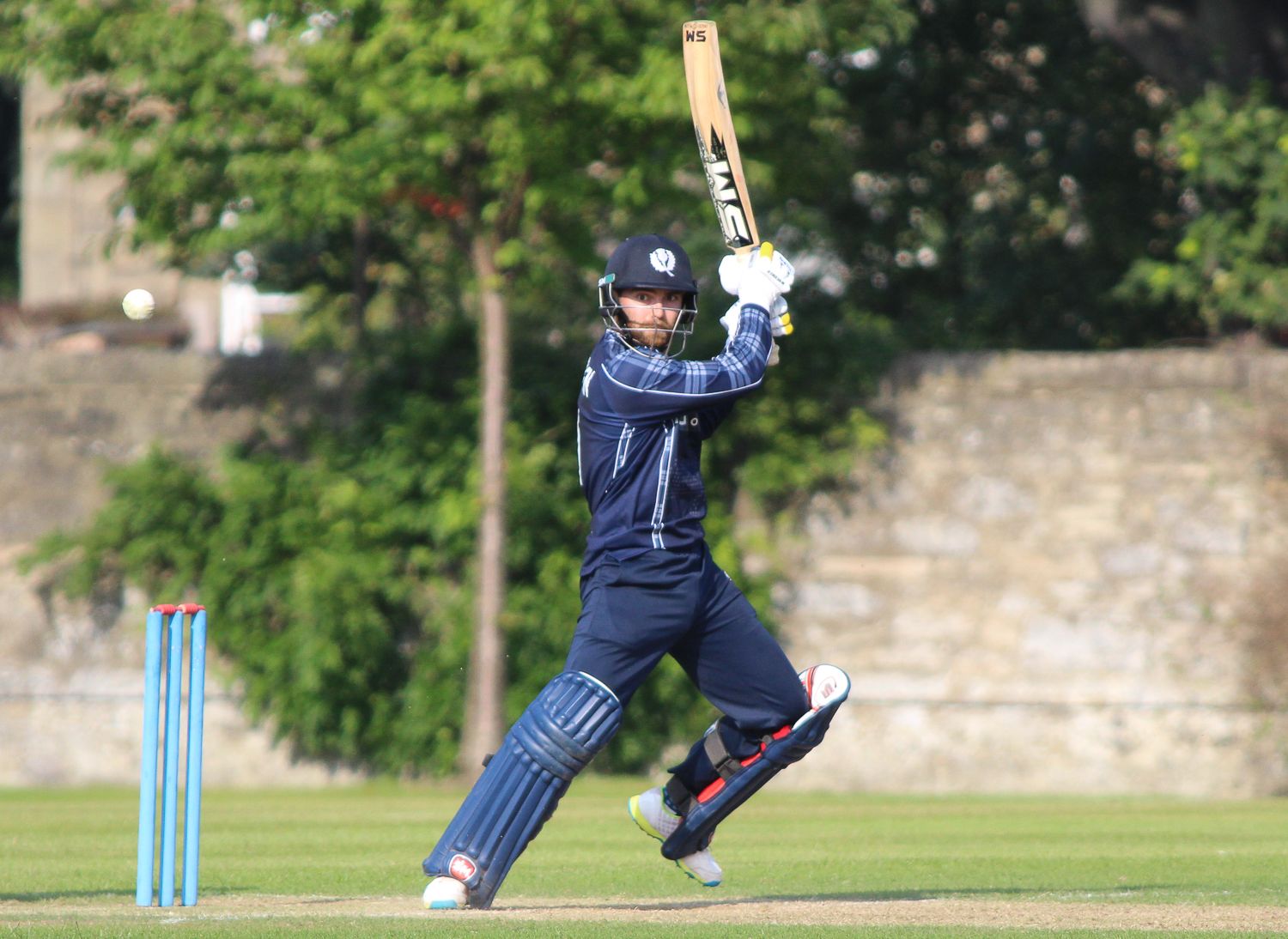 Preston Mommsen drives off the back foot