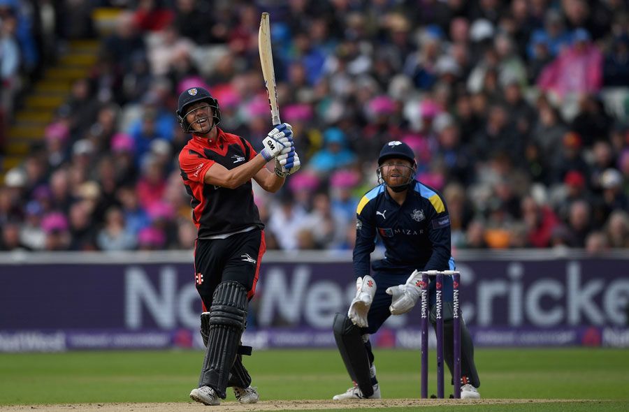 Michael Richardson was involved in a 72-run stand