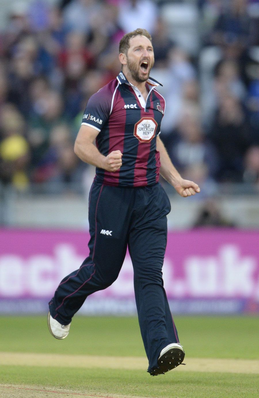 Steven Crook struck in his first over