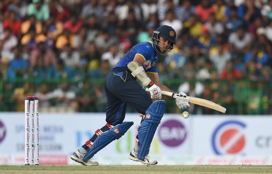 Milinda Siriwardana nudges one to the leg side