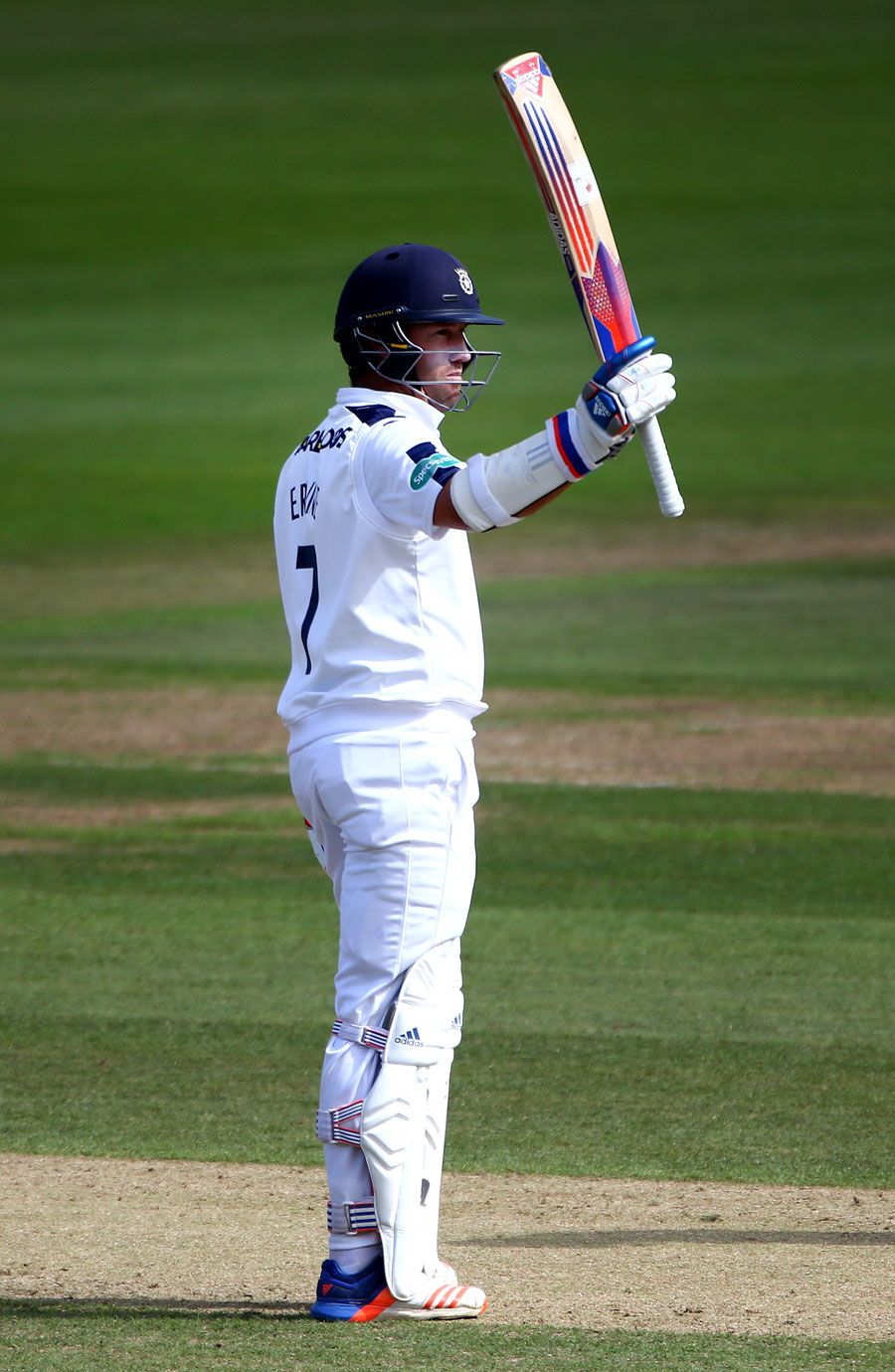 Sean Ervine acknowledges his fifty