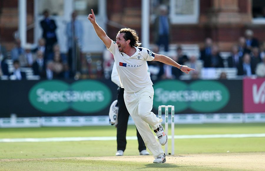 Ryan Sidebottom struck in his first over