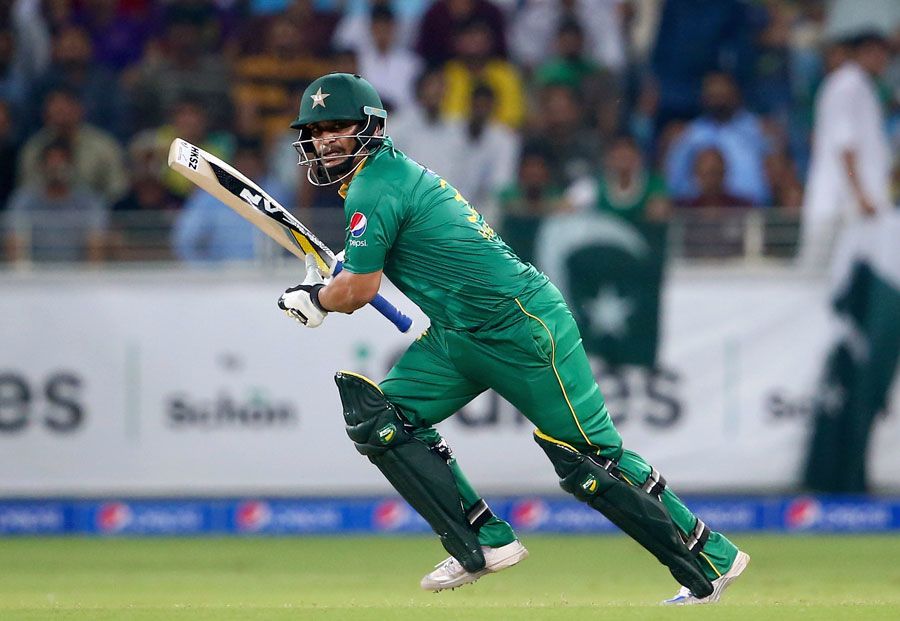 Khalid Latif sets off on a run