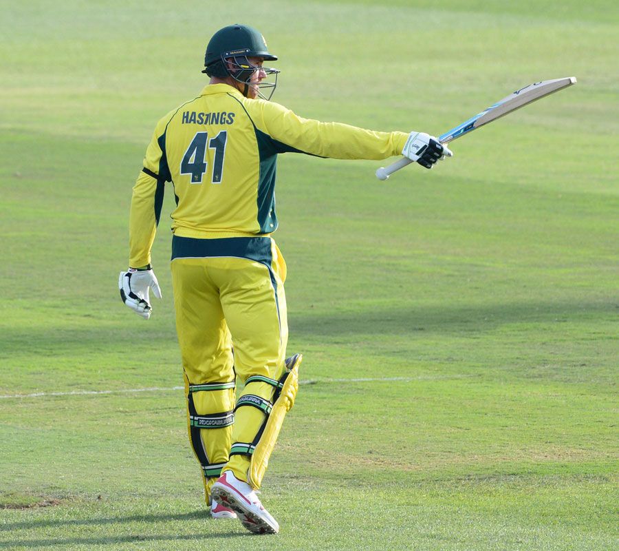 John Hastings made his maiden fifty