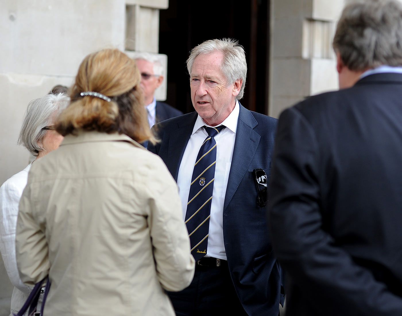 Rod Bransgrove at the memorial service for Tony Greig