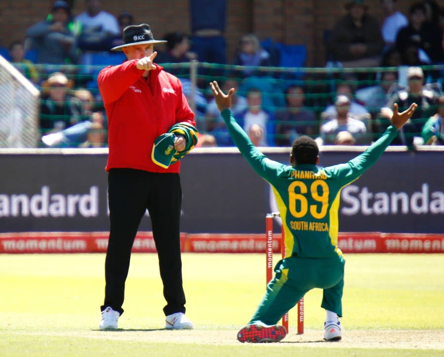 Aaron Phangiso wrapped up Australia's innings