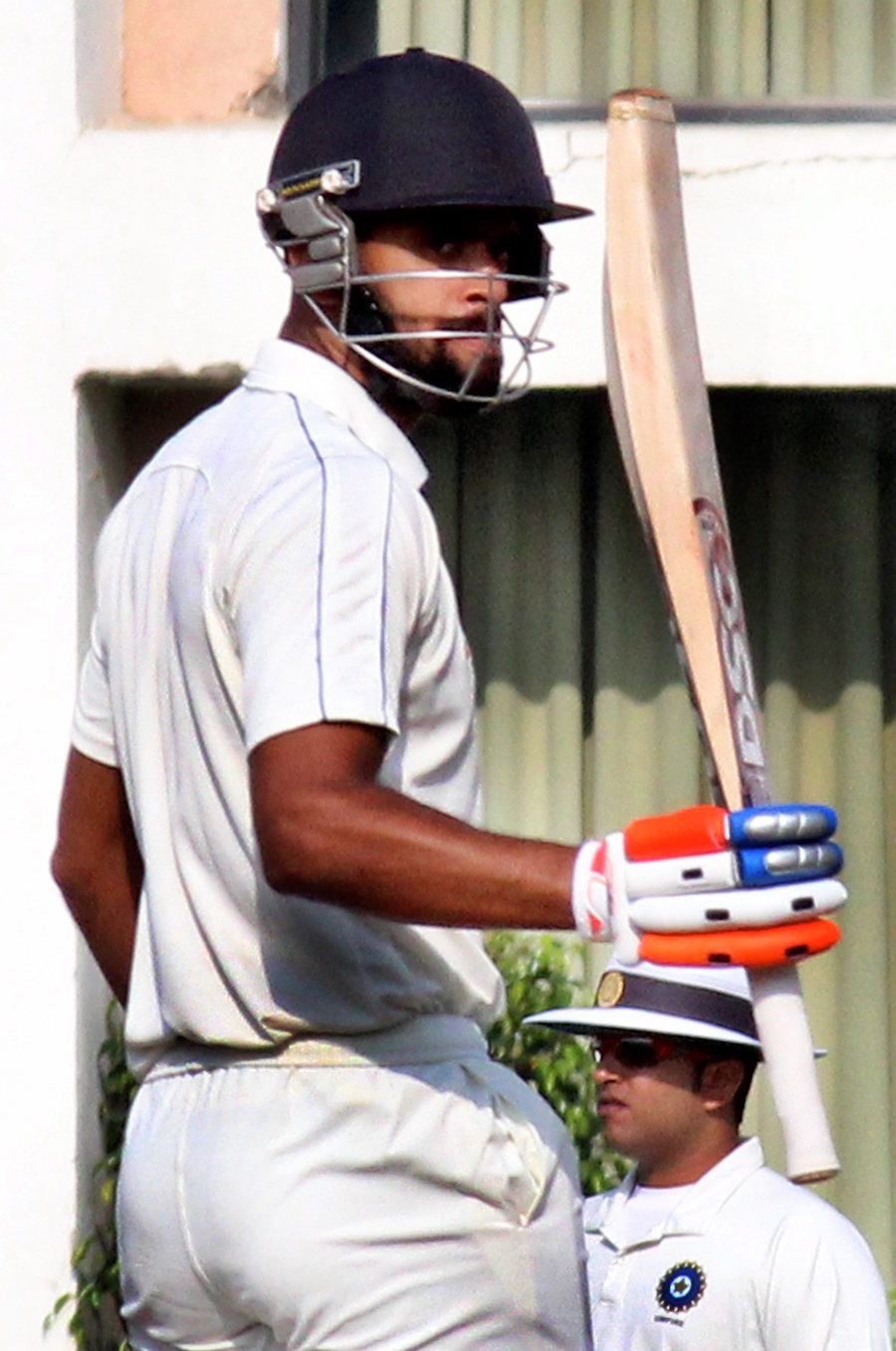 Saurabh Bandekar brings up his half-century