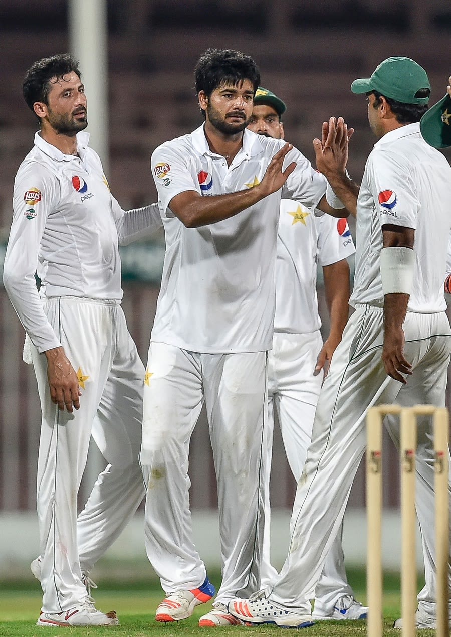 Shahzaib Ahmed took five wickets