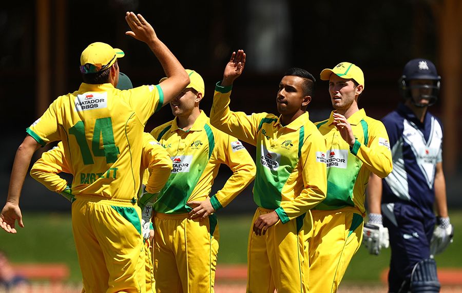 Arjun Nair took 3 for 53 with his off spin