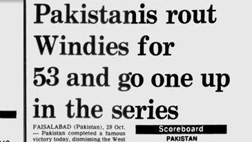 When Pakistan KO-ed Richards and Co