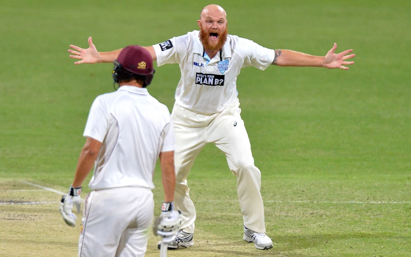 Doug Bollinger appeals late in the day
