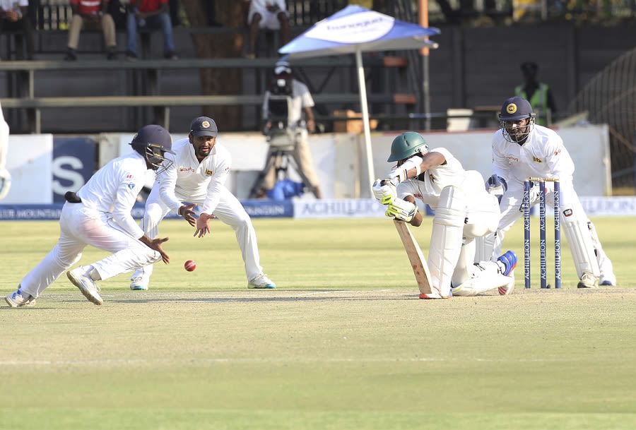 Carl Mumba played out 62 balls for his unbeaten 10