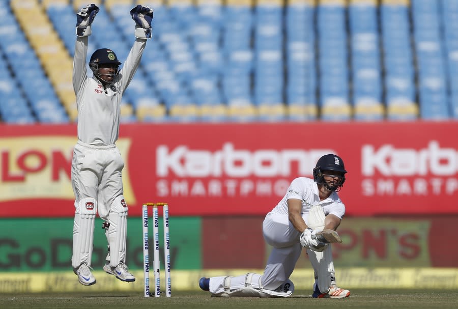 Zafar Ansari was the last man dismissed, trapped lbw by Amit Mishra