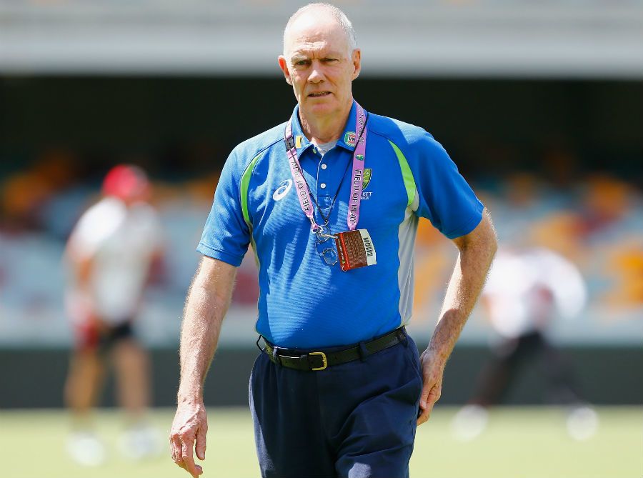 Interim Australia selector Greg Chappell at the Gabba