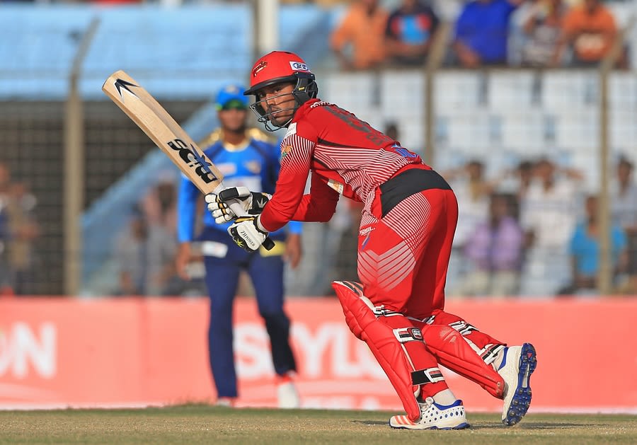 Juhural Islam flicks the ball to the leg side