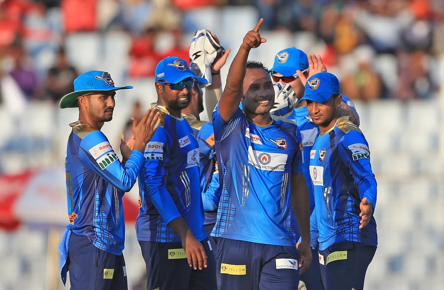 Medium pacer Mohammad Shahid finished with figures of 3 for 23